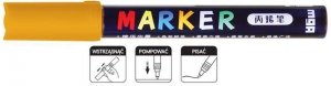 Marker akrylowy 1-2 mm, jasnożółty MG APL404-15, M&G