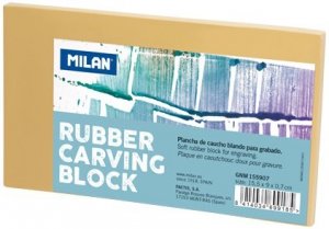 Blok do linorytu gumowy 155x90x7mm, Milan