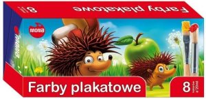Farby plakatowe 8-kol. 20 ml., Mona