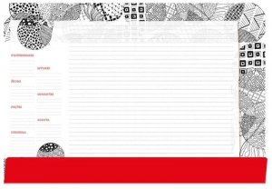 Podkład na biurko - notes B3 Black, Michalczyk i Prokop