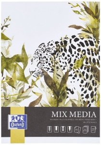 Blok A5 50 k. 225g mixmedia Artistic, Oxford