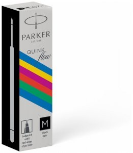 Wkład do długopisu Economy czarny M 20szt, Parker
