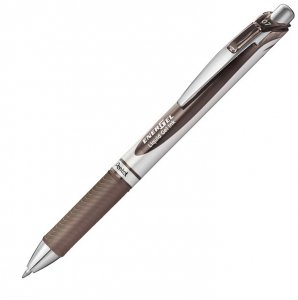 Pióro kulkowe EnerGel automat. 0.7 mm BL77-SPX sepia, Pentel