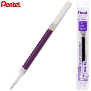 Wkład do długopisu żelowego LR7 fiolet. końc. 0.7 mm do BL77, BL57, K600 Ener Gel, Pentel