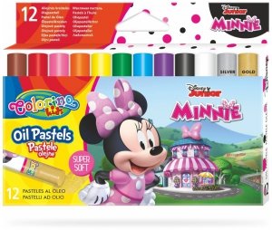 Pastele olejne 12-kol. trójkątne Disney Kids Minnie Colorino, Patio
