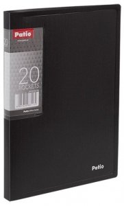 Album ofertowy A5 20 koszulek Clear Book czarny, Patio