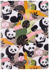 Zeszyt A5 32 k. kratka PP Panda Gang CoolPack, Patio