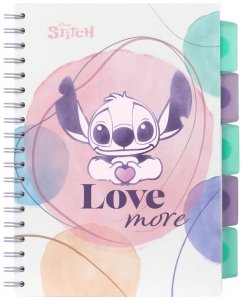 Kołonotes B5 100 k. kratka Disney Fashion Stitch Project Book wzór 1, Patio