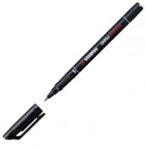 Foliopis OHP 841 S czarny, Stabilo perm.