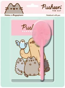 Zestaw notes 40k z długopisem Pusheen, St.Majewski