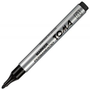 Marker permanentny czar. okr.-końc. TO-090, Toma