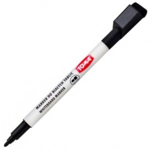 Marker suchościeralny z magnesem czarny, Toma