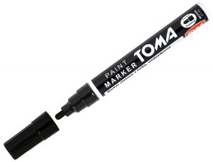 Marker olejny Medium 2.5 mm czarny 440, Toma