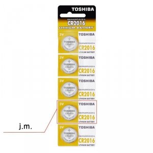 Bateria CR2016 3V litowa 1/5 blistra,Toshiba
