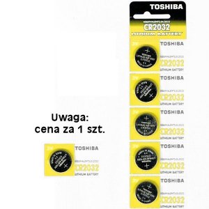 Bateria CR2032 3V litowa 1/5 blistra, Toshiba