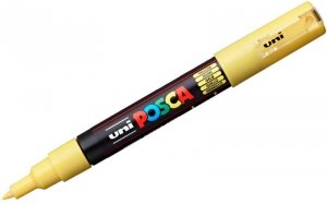 Marker pigmentowy Posca PC-1M żółty, Uni