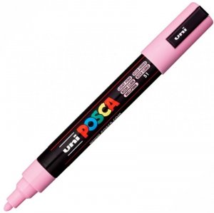 Marker pigmentowy Posca PC-5M jasno-różowy, Uni