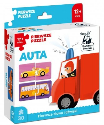 Puzzle auta Pierwsze puzzle Kapitan Nauka