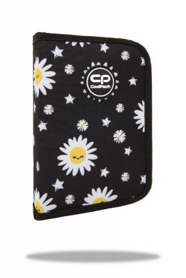 Piórnik jednoklapkowy bez wyposażenia Coolpack Clipper Daisy Black