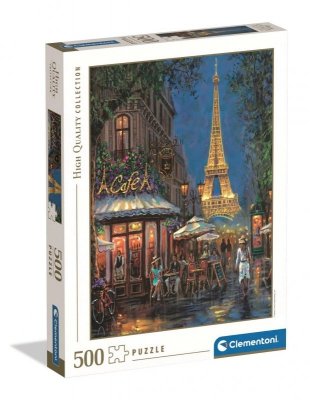 Puzzle 500 HQ Night at the Eiffel Cafe 35571