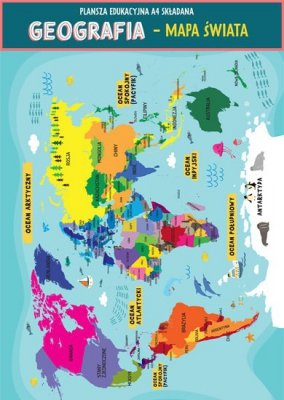 Karta edukacyjna Geografia Świat