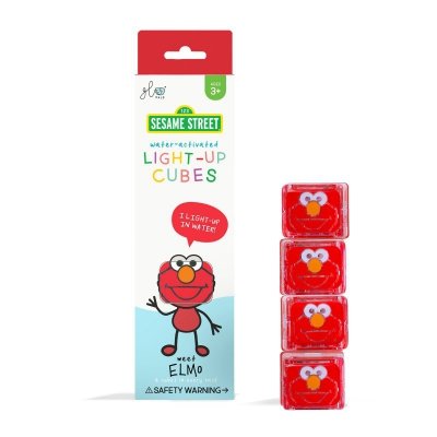 Kostki sensoryczne świecące w wodzie Elmo Ulica Sezamkowa
