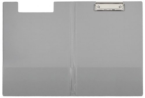 Teczka z klipsem A4 srebr. (silver) PVC KKL-04-01, Biurfol
