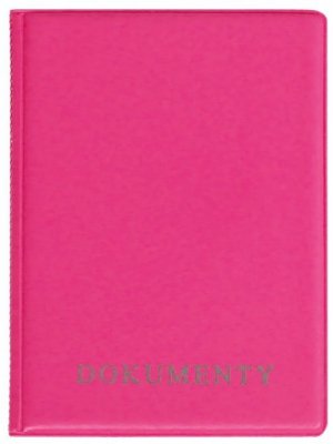 Okładka na dokumenty z dowodem rejestracyjnym pink, Biurfol