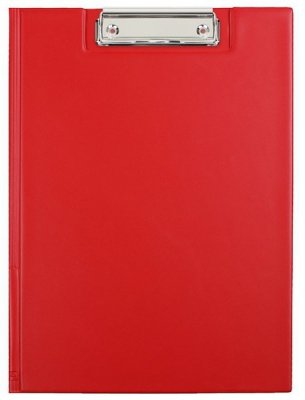 Teczka z klipsem A4 czerwona PVC  KH-04 04, Biurfol