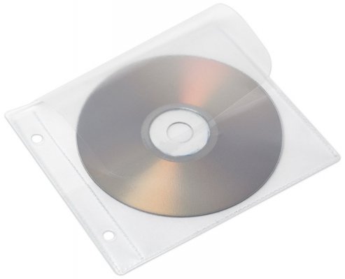 Koszulki na 1 płytę CD 130 x 150 mm op. 5 szt., Bantex