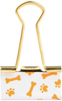 Klipsy metalowe zestaw Cat&Dog, 6 szt, Happy Color
