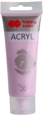 Farba akrylowa 75ml, jasnoróżowy, Happy Color