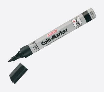 Marker permanentny czar. okr.-końc. Colli 1-4 mm, 9786658, Herlitz