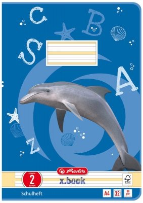 Zeszyt A4 32 k. linia do nauki pisania, mix 2 10767267, Herlitz