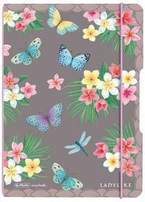 Notes A5, 40k., kratka, My.Book Flex Ladylike Butterfly, Herlitz