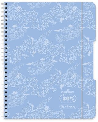 Brulion na spirali  B5 80k. Eco PP pastel błękit, Herlitz