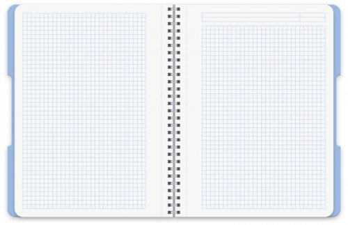 Brulion na spirali  B5 80k. Eco PP pastel błękit, Herlitz