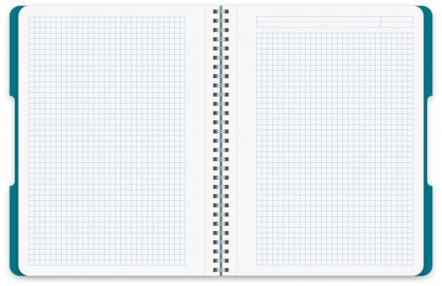 Brulion na spirali  B5 80k. Eco PP colors turkus, Herlitz