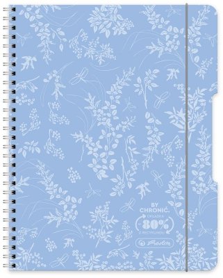 Brulion na spirali  B5 80k. Eco PP mix colors, Herlitz