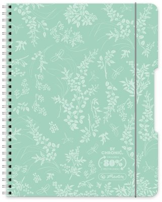 Brulion na spirali  B5 80k. Eco PP mix colors, Herlitz