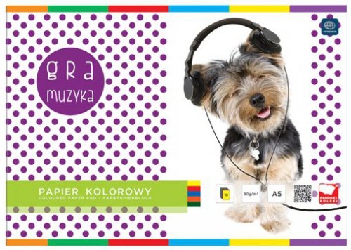 Zeszyt papierów kolorowych A5, Interdruk