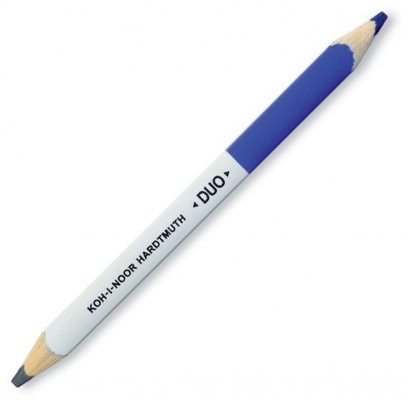 Ołówek stolarski 1536 &quot;DUO&quot; 2 szt. nieb. i czerw. na blistrze, Koh-I-Noor