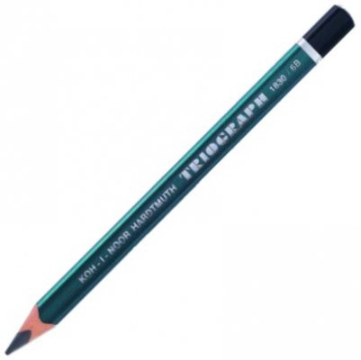Ołówek trójkątny 6B Triograph grbość 10.5mm 160524, Koh-I-Noor