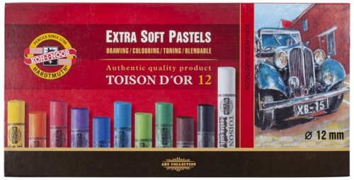 Pastele suche miękkie 12-kol. Jumbo Ekst, Koh-I-Noor