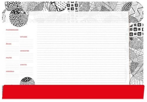 Podkład na biurko - notes B3 Black, Michalczyk i Prokop