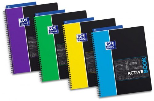 Kołonotes  ActivebookA4+ 80k 90g kratka 400019520, Oxford