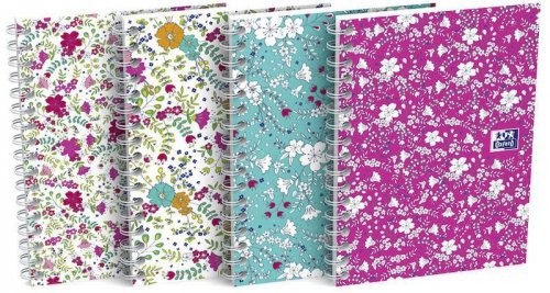 Kołonotes A6 50k. Floral 400094826, Oxford