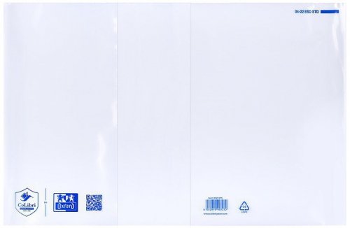 Okładka na książkę standard 49 x 32 do formatu A4 PE85 Colibri przejrzysta ECO, Oxford