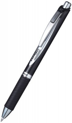 Pióro kulkowe Energel 0.7 mm A-czarne, Pentel