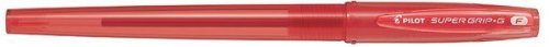 Długopis Super Grip  ze skuwką czerwony BPS-GG-F-R, Pilot